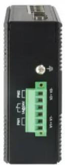 LEVELONE IES-0620 - IES-0620 6-Port Gigabit PoE Industrial Switch, 802.3at/af PoE, 4 PoE Outputs, 1 x SFP, 1 x SFP/RJ45 Combo, DIN-Rail, -40°C to 75°C, 126W, voltage booster - 2