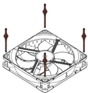 Noctua NF-A14x25 G2 PWM - Installation - 6
