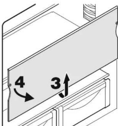 LIEBHERR HCB 2090G - Retirer les étagères - Figure 13 - 1