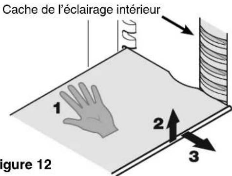 LIEBHERR HCB 2090G - Repositionner les étagères - Figure 12 Remarque - 1