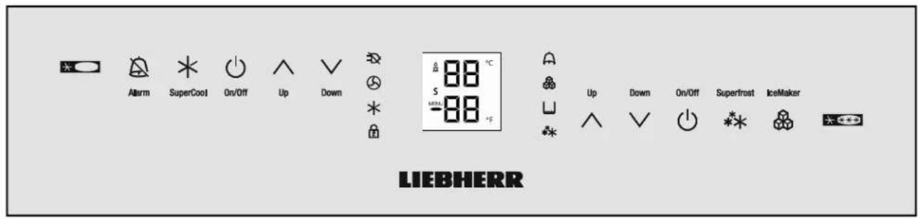 LIEBHERR HCB 2090G - Description de l'appareil et de ses aménagements - Figure 5 - 1