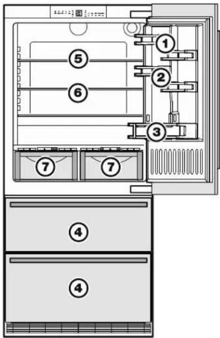 LIEBHERR HCB 2090G - Comment réinitialiser la DEL Filtre à air - 4