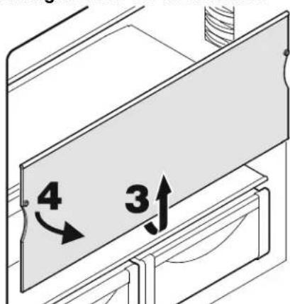 LIEBHERR HCB 2092G - Repositionner les étagères - Figure 14 Remarque - 3