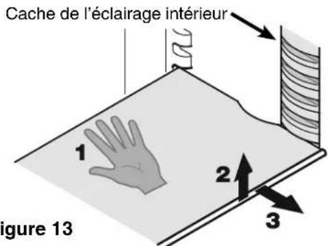 LIEBHERR HC 2090G - Repositionner les étagères - Figure 13 Remarque - 1