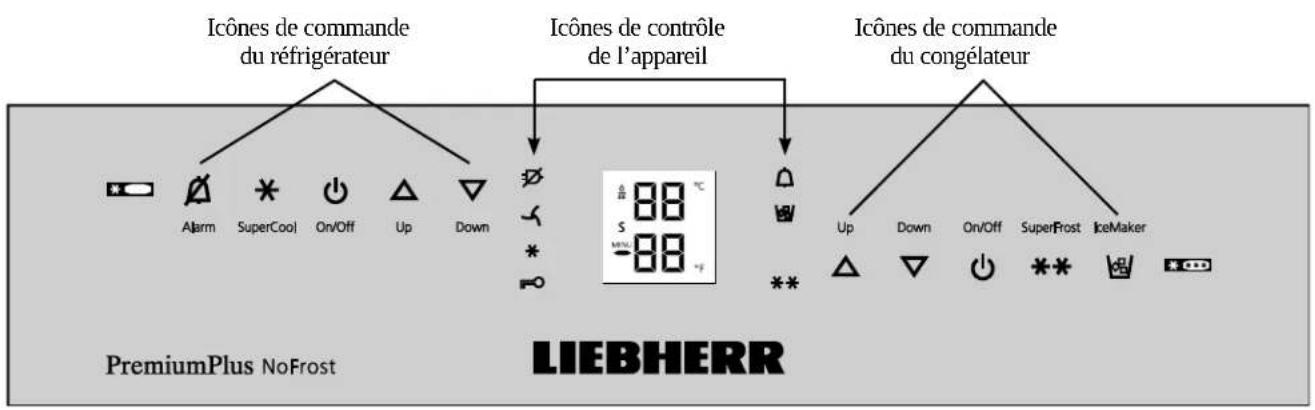 LIEBHERR HC 1580G - Description du congélateur - 1