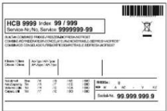 LIEBHERR HCB 1591G - Description du réfrigérateur - 1
