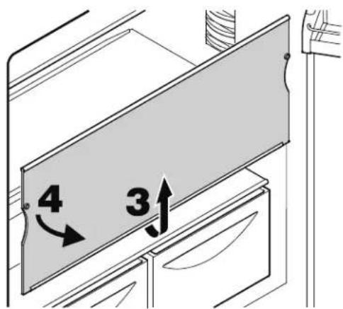 LIEBHERR HC 1571G - Retirer les étagères - Figure 12 - 1