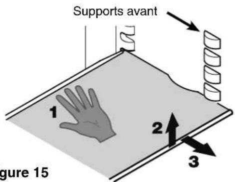 LIEBHERR HC 1581G - Repositionner les étagères - Figure 15 - 1