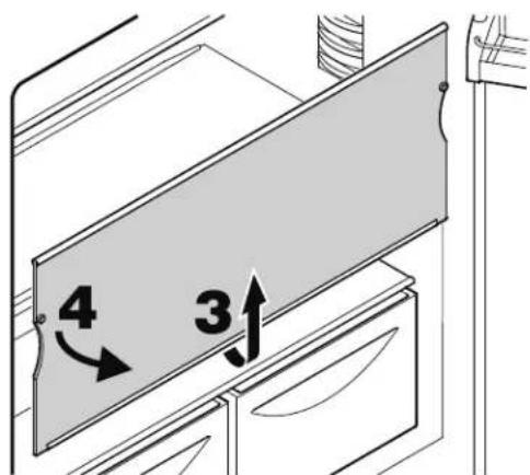 LIEBHERR HC 1581G - Retirer les étagères - Figure 16 - 1