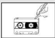 SAMSUNG MM-DT8 - Précautions à prendre avec les cassettes audio - 2