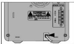 SAMSUNG MM-UC8H - Branchement de la microchaîne sur le secteur - 1