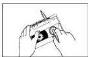 SAMSUNG MM-UC8H - Précautions à prendre avec les cassettes audio - 1