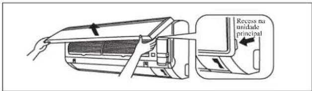 DAIKIN FWT06GATNMV1 - Abrir o painel frontal - 1