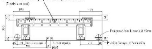 DAIKIN FWT06GATNMV1 - Point De Retenue Et Dimensions Recommandés Pour La Platine De Montage - 2