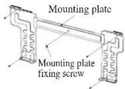 DAIKIN FWT06GATNMV1 - Mounting Installation Plate - 1