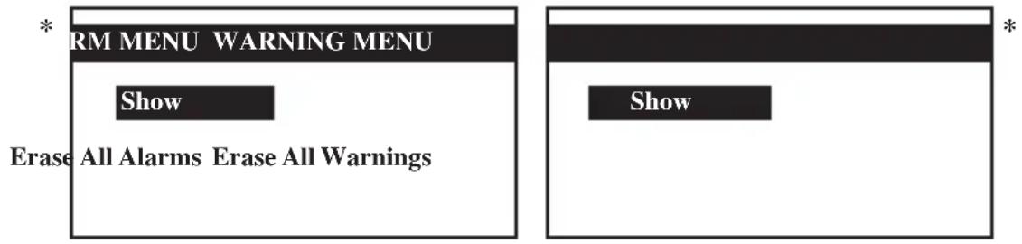 DAIKIN UATYQ550MCY17 - Alarm Menu/Warning Menu - 1