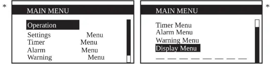 DAIKIN UATYQ550MCY17 - Menu Principal - 1