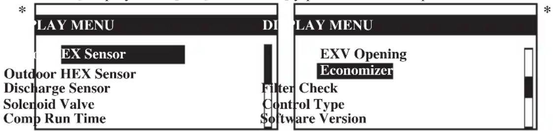 DAIKIN UATYQ550MCY17 - Menú de Display - 1