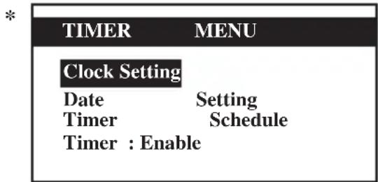 DAIKIN UATYQ450MCY1 - Timer-menu - 1