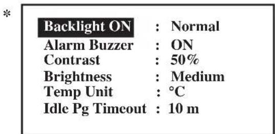 DAIKIN UATYQ450MCY1 - Settings Menu - 2