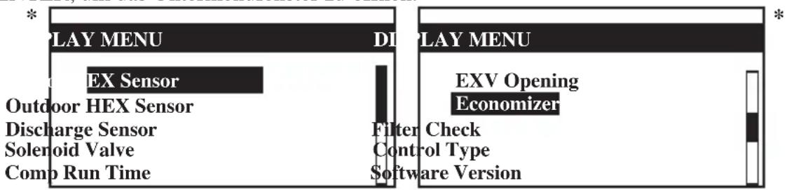 DAIKIN UATYQ450MCY1 - Displaymenu - 1