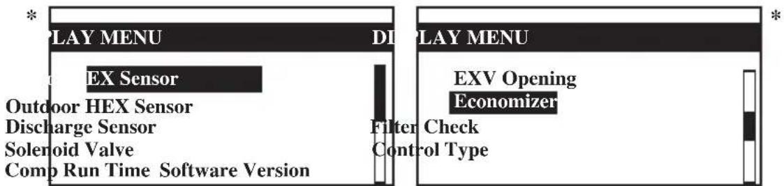 DAIKIN UATYQ450MCY1 - Menu Display - 1