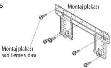 DAIKIN RXN25MV1B9 - Montaj Levhasının Monte Edilmesi - 1