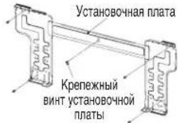 DAIKIN RXN25MV1B9 - Сборка монтажной пластины - 2