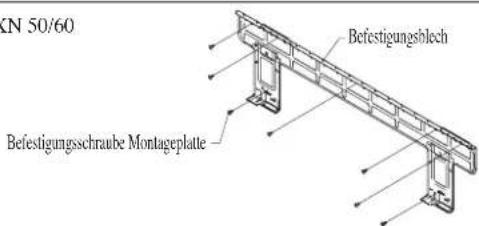 DAIKIN RXN25MV1B9 - Montage der Installations-halterungsplatte - 3