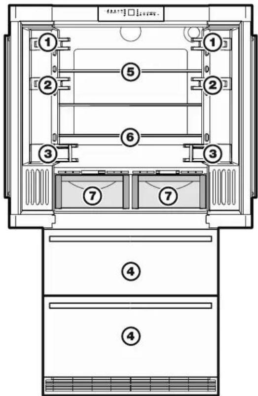 LIEBHERR CBS 2092G - Comment réinitialiser la DEL Filtre à air - 2