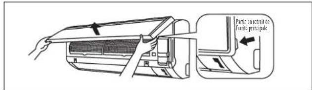DAIKIN FWT05GATNMV1 - Ouvrez le panneau avant. - 1