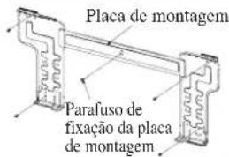 DAIKIN FWT05GATNMV1 - Montagem da placá de instalação - 1