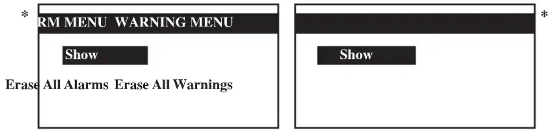 DAIKIN UATYQ350MCY17 - Alarm Menu/Warning Menu - 1