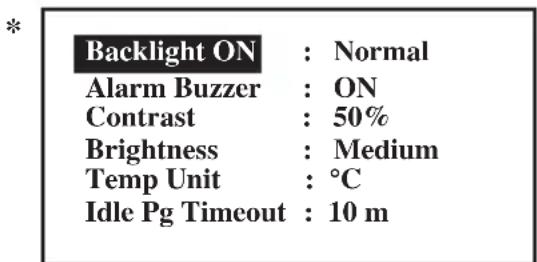 DAIKIN UATYQ350MCY17 - Settings Menu - 2