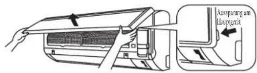 DAIKIN FWT04GATNMV1 - Öffnen der Frontplatte. - 1