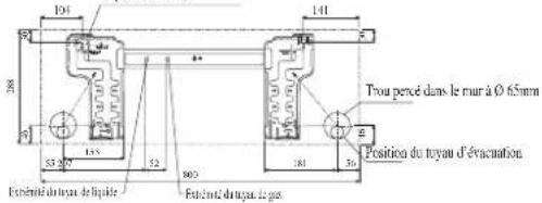 DAIKIN FWT04GATNMV1 - Point De Retenue Et Dimensions Recommandés Pour La Platine De Montage - 1