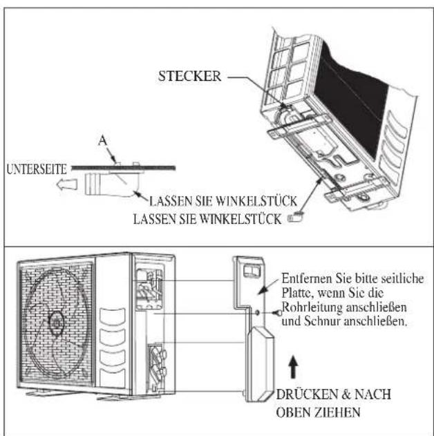 DAIKIN RXN35MV1B9 - Verkürzte Wasser-Beseitigung der im Freienmaßeinheit (nur Wärmepumpe-Maßeinheit) - 3
