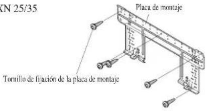 DAIKIN RXN35MV1B9 - Montaje De La Placa De Instalacion - 1