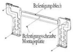 DAIKIN RXN35MV1B9 - Montage der Installations-halterungslatte - 2