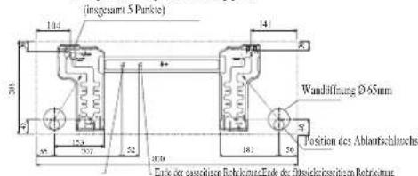 DAIKIN RXN35MV1B9 - Empfohlene Montageplatte, Halterungsstellen und Abmessungen - 2