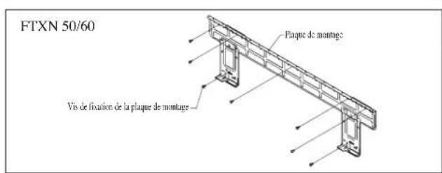 DAIKIN RXN35MV1B9 - Montage De La Platine Support - 3
