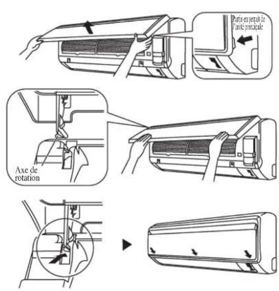 DAIKIN RXN35MV1B9 - Fixez le panneau avant. - 1