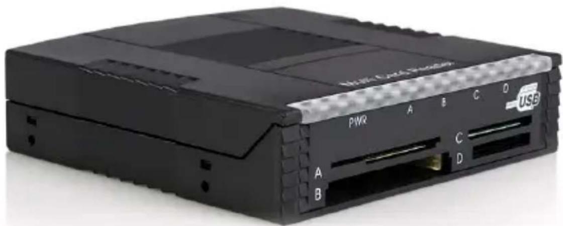 StarTech.com 35FCREAD20BK - Lecteur de Carte Flash Multimédia USB 2.0 Montage Baie 3.5" - 1