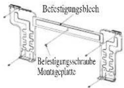 DAIKIN FWT02GATNMV1 - Montage der Installations-halterungsplate - 1