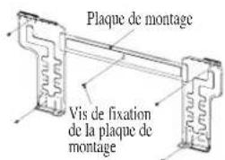 DAIKIN FWT02GATNMV1 - Montage De La Platine Support - 1