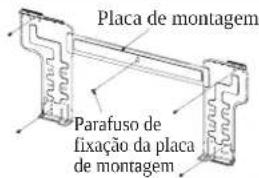 DAIKIN FWT02GATNMV1 - Montagem da placá de instalação - 1