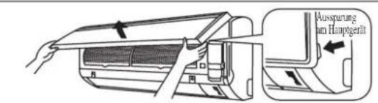 DAIKIN FWT02GATNMV1 - Anbringen der Frontplatte. - 1