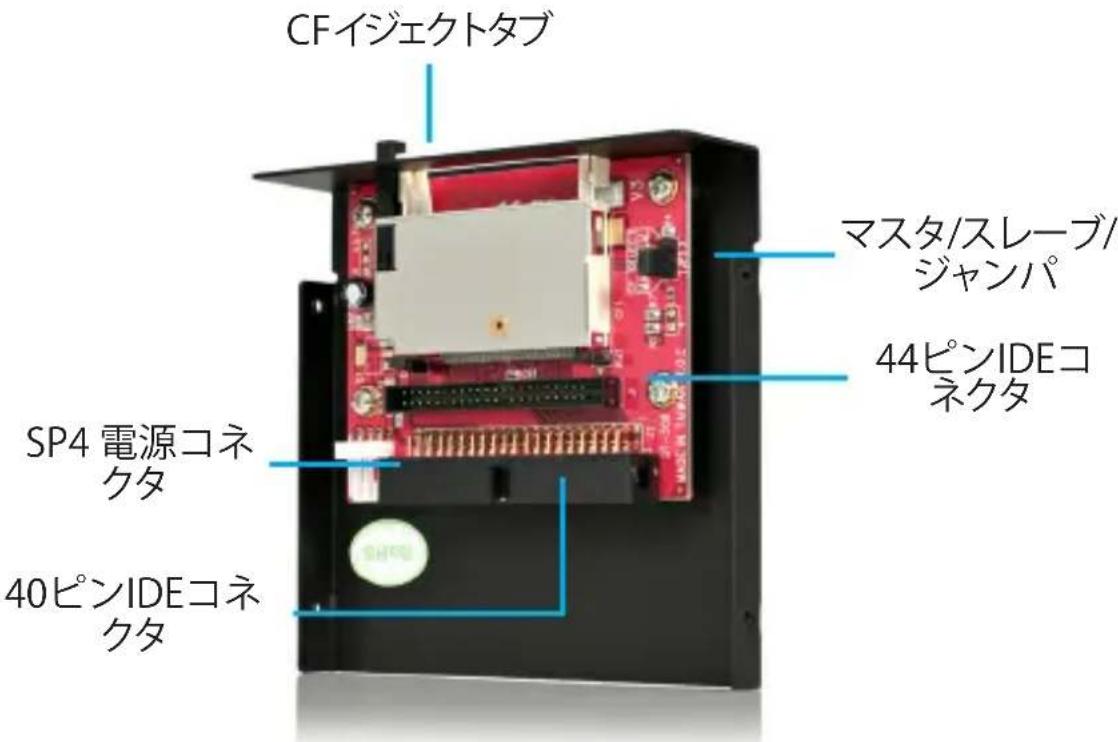 StarTech.com 35BAYCF2IDE - FlontBneLmWntの構成 - 1