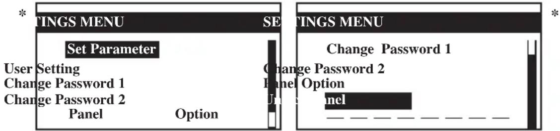 DAIKIN UATYQ250MCY17 - Settings Menu - 1