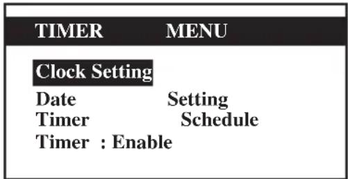 DAIKIN UATYQ900MCY17 - Menu Programator czasowy - 1